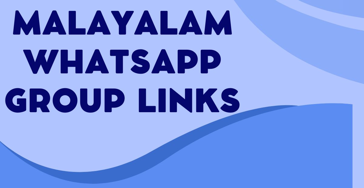 Malayalam WhatsApp Group Links
