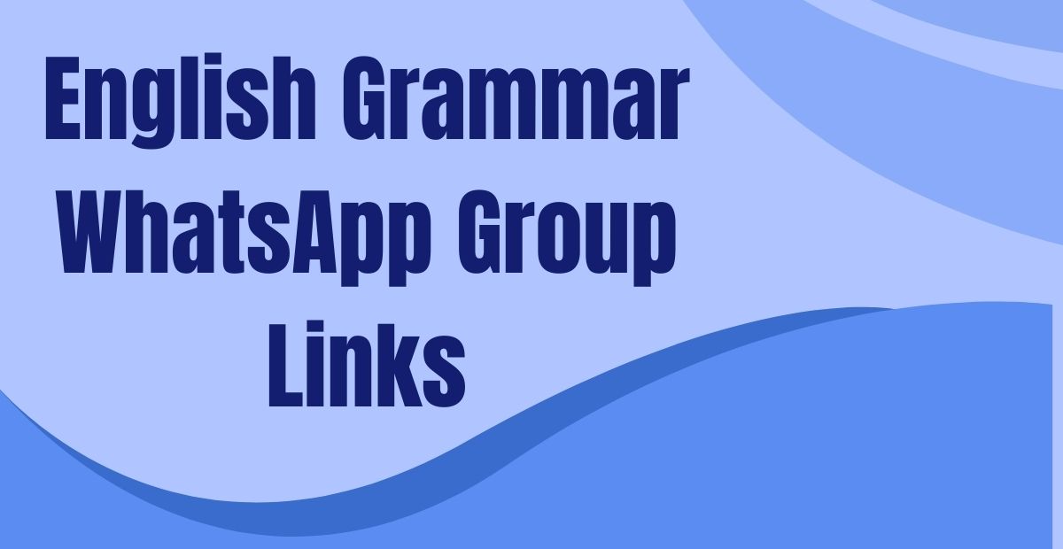 English Grammar WhatsApp Group Links