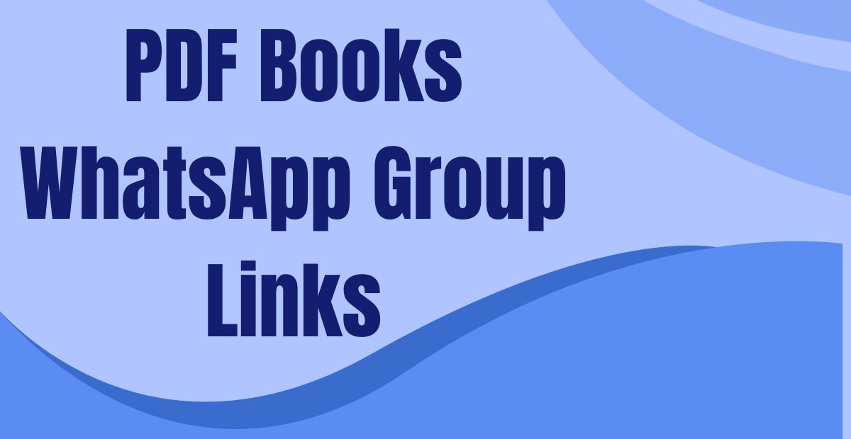 PDF Books WhatsApp Group Links