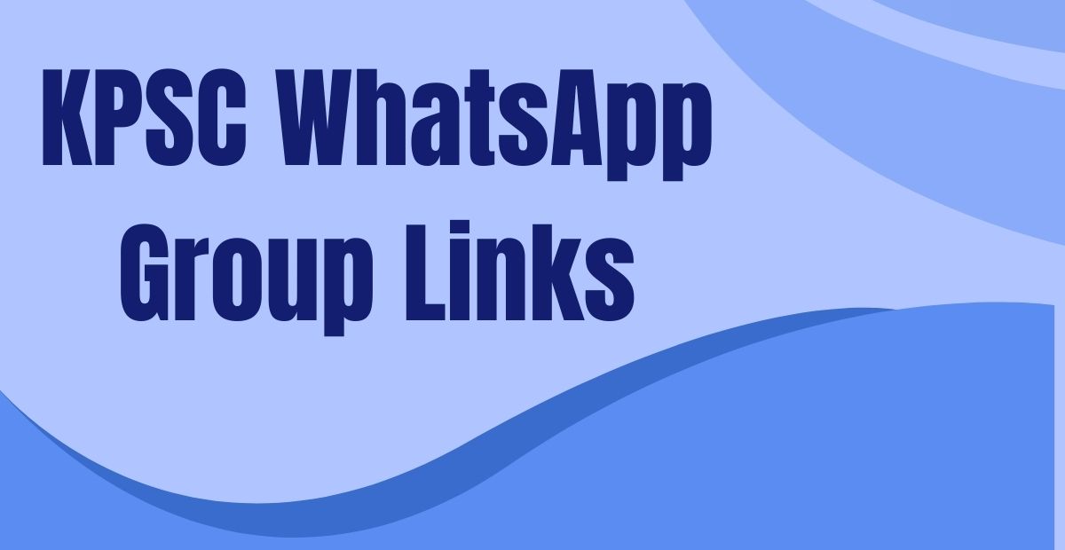 KPSC WhatsApp Group Links